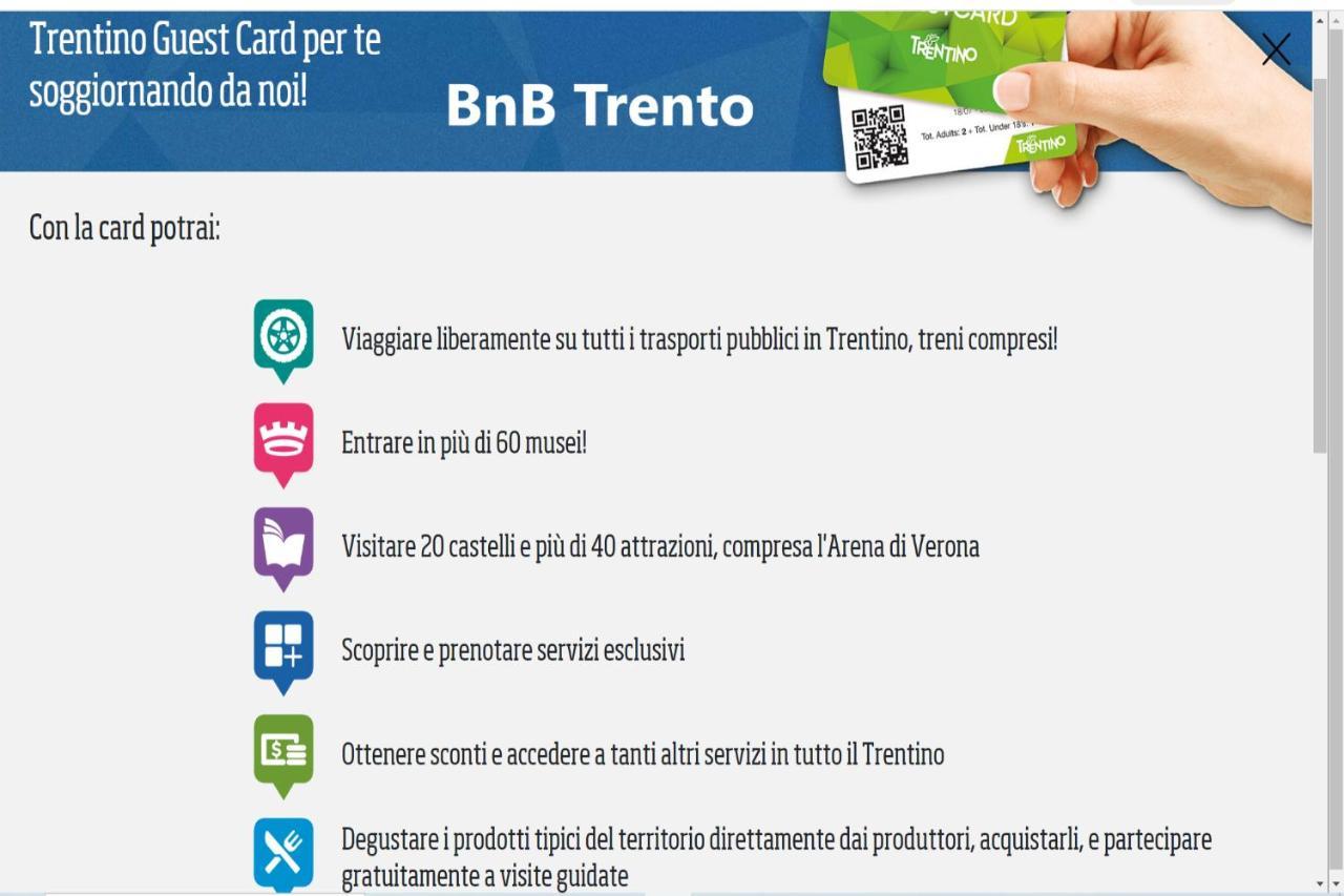 Bnb เตรนโต ภายนอก รูปภาพ
